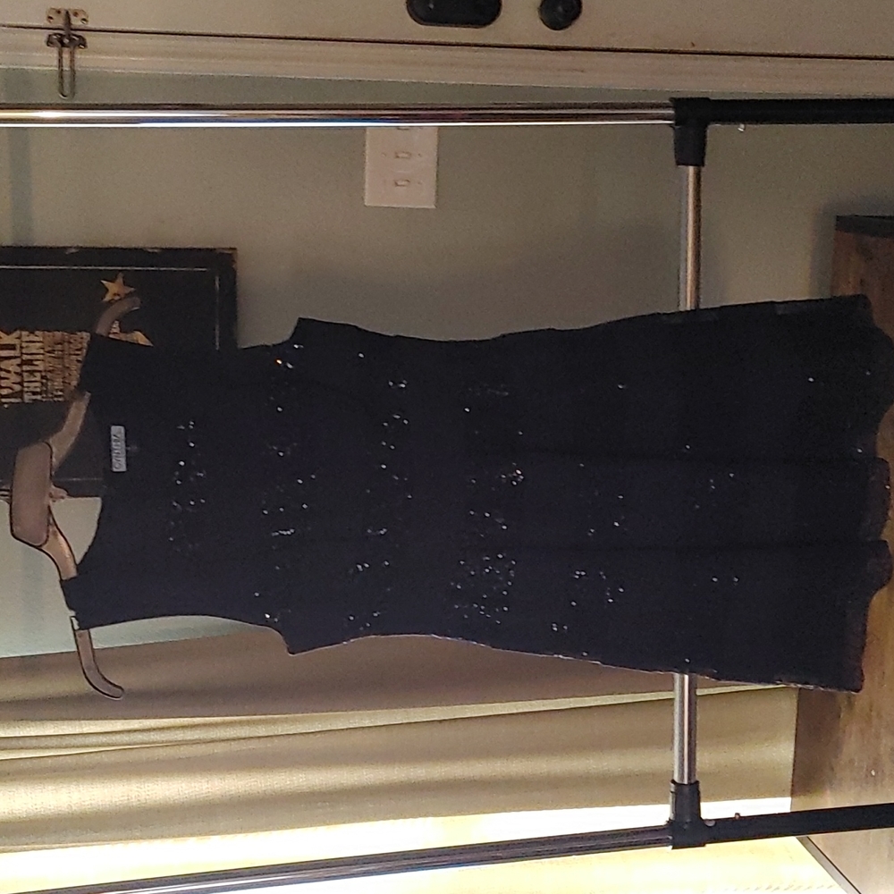 Black cocktail dress
